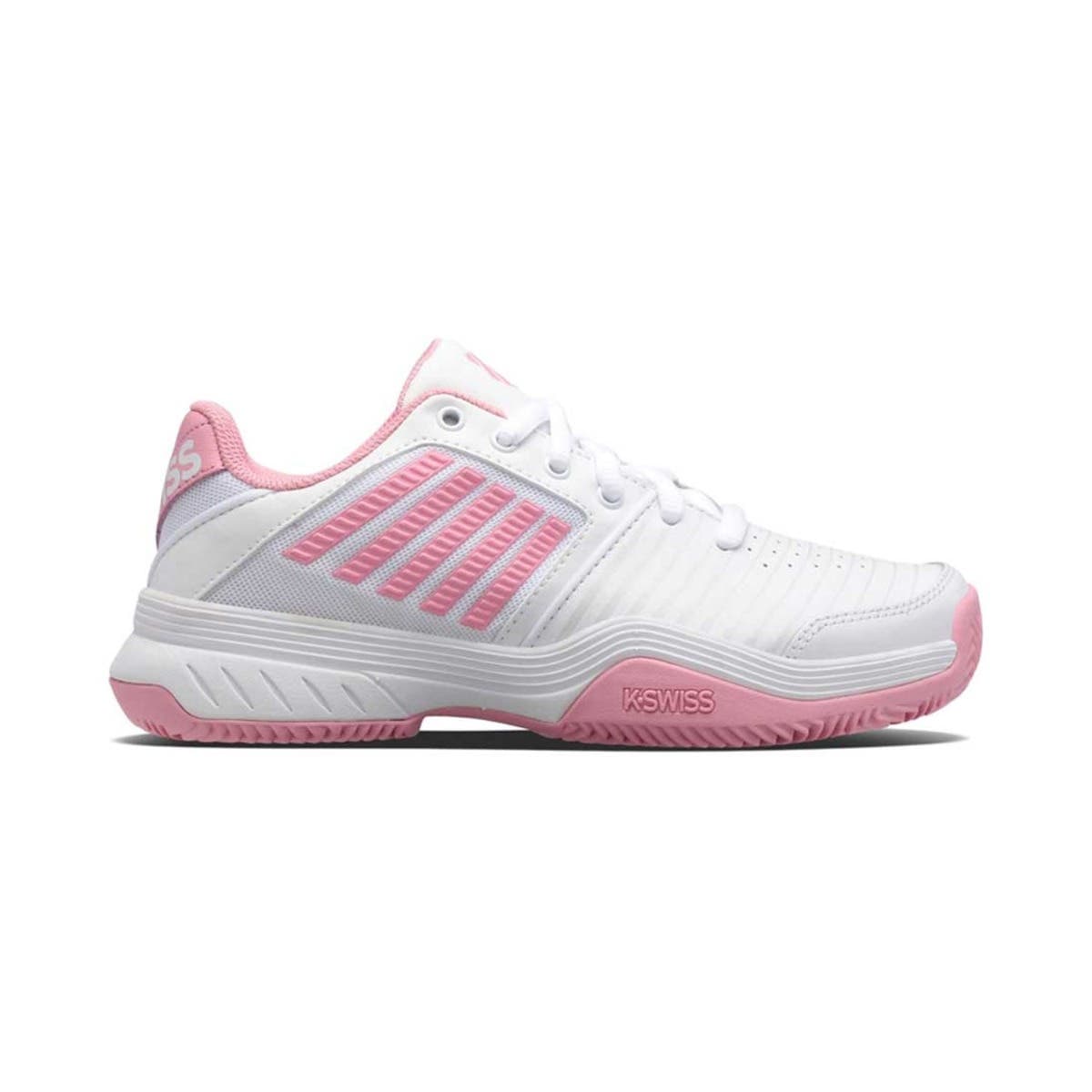 Kswiss Women’s White And Pink K-swiss Court Express Hb 96750959 Shoes Standaard